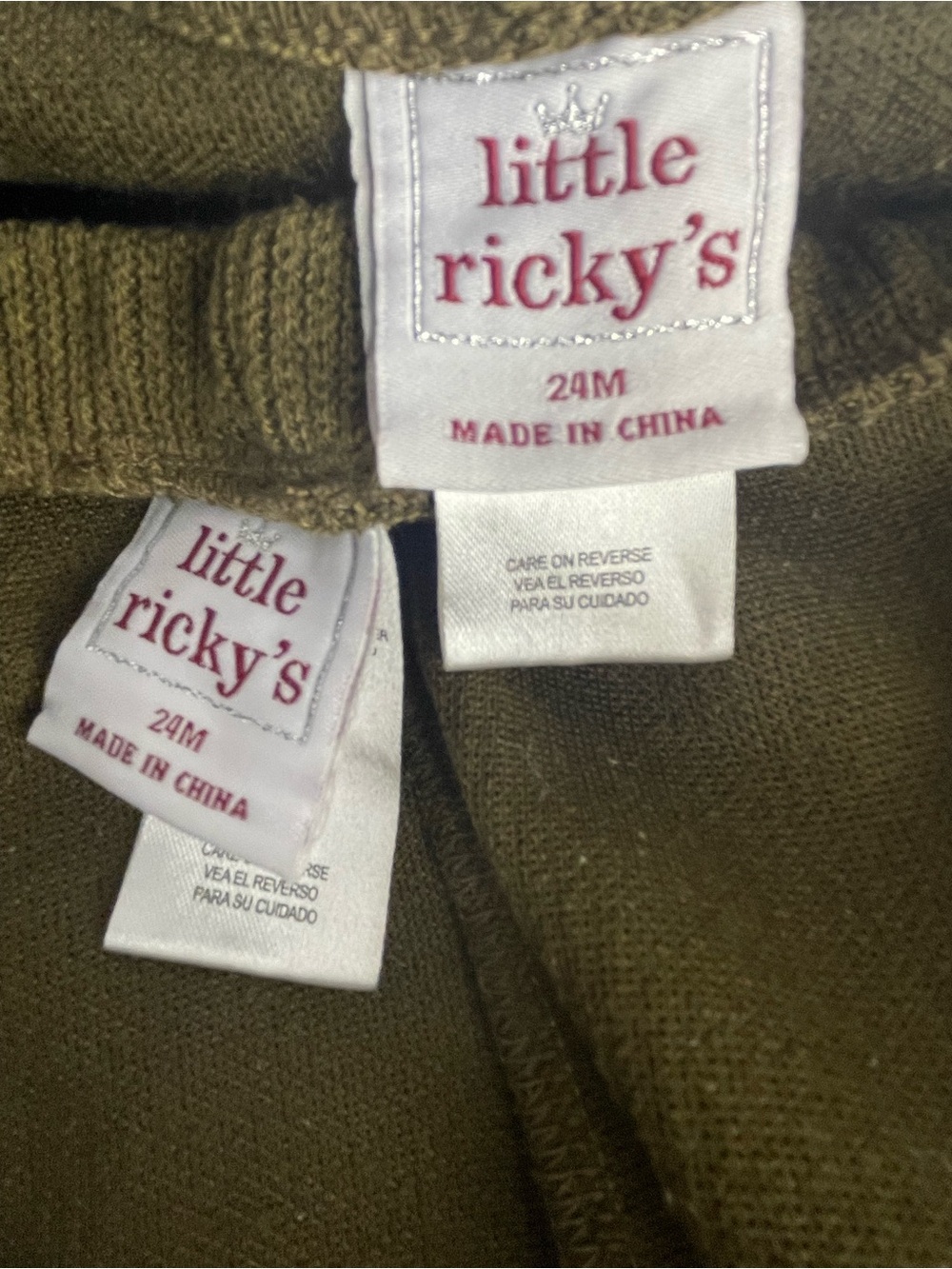 Little Ricky Moosin Around Ribbed Knit 2pc Set Soft 24 Months - Picture 10 of 14